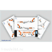 738MAX-042 Ascensio 1/144 Декаль на самолёт 737-8 MAX, GOL Linhas Aereas