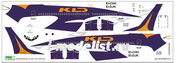pas005 PasDecals 1/144 Scales Decals Boeing-737-300 KLD