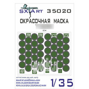 35020 SX-Art 1/35 Окрасочная маска Танка 34/85 (ICM)