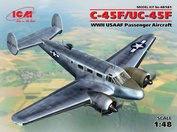 48181 ICM 1/48 Пассажирский самолёт ВВС США 2МВ C-45F/UC-45F