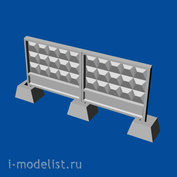 MDR7205 Metallic Details 1/72 Российский бетонный забор ПО-3