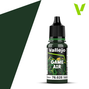 76028 Vallejo Акриловая краска Game Air Зеленый темный / Dark Green