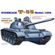 00342 Я-Моделист Клей жидкий плюс подарок Трубач 1/35 Russian T-55 Model 1958