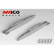 АМG48027 Amigo Models 1/48 Подвесной топливный бак ПТБ-640
