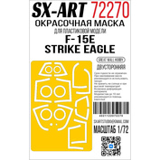 72270 SX-Art 1/72 Окрасочная маска F-15E Strike Eagle (Great Wall Hobby) двусторонняя