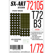 72105 SX-Art 1/72 Paint mask T-72B3 (Zvezda)