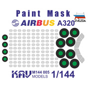 M144 006 KAV models 1/144 Paint mask on Airbus A321 (Zvezda)