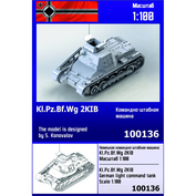 100136 Zebrano 1/100 Немецкая командно-штабная машина Kl.Pz.Bf.Wg 2KIB