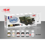C3009 ICM Acrylic Paint Kit for Laffly V15T