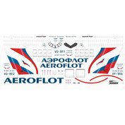 14435001 PasDecals Decal 1/144 Scales on the Airbus A350-900 AEROFLOT REBRANDING 2020