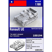 100194 Zebrano 1/100 Китайский бронетранспортёр Renault UE