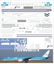 777300-12 PasDecals 1/144 Декаль на Boing 777-300 KLM 95 years