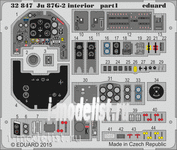 32847 Eduard photo etched parts for 1/32 Ju 87G-2 interior