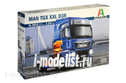 3916 Italeri 1/24 Truck MAN TGX XXL D38