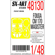 48130 SX-Art 1/48 Окрасочная маска Fouga CM.170 Magister (AMK)