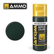 ATOM20098 Ammo Mig Акриловая краска ATOM COLOR Темно-зеленый / Deep Green