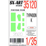 35120 SX-Art 1/35 Typhoon-K Tinting Film (Zvezda)