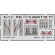 FE923 Eduard 1/48 Фототравление для модели С-27UB seatbelts STEEL 