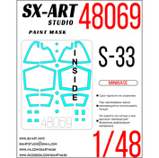 48069 SX-Art 1/48 Paint mask S-33 (MiniBase)