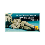 F32-048 Copper State Models 1/32 Французский механик отдыхает
