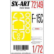 72149 SX-Art 1/72 Окрасочная маска F-15С (Fine molds)