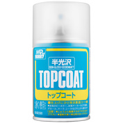B-502 Gunze Sangyo Mr.TopCoat Topcoat Semi-gloss Spray (semi-gloss varnish) 88 ml