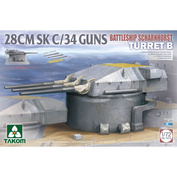 5016 Takom 1/72 380-мм корабельная пушка SK C/34