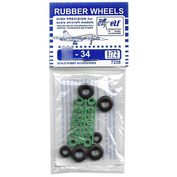 7238 Elf 1/72 rubber Wheels for si-34 (si-32FN)