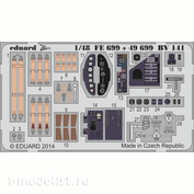 FE699 Eduard 1/48 Color Photo etching for BV 141 S. A.