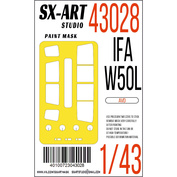 43028 SX-Art 1/43 IFA W50L Paint Mask (AVD)