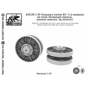 A35158 SG Modelling 1/35 Опорные катки ИС-2 и машин на базе (Военный период, ранняя версия, 3D-печать)