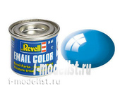 32150 Revell Краска эмалевая светло-голубая, RAL5012 глянцевая (light blue, gloss RAL 5012)