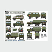 ASK35040 All Scale Kits (ASK) 1/35 НАБОР ДЕКАЛЕЙ ДЛЯ ГСВГ/ЗГВ Часть 1