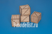35D29 RB Model 1/35 Natural wood box (original dimensions: 50cm x 50cm x 60cm)