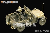 PE35194 Voyager Model 1/35 Фототравление для WWII U.S. Jeep Willys MB