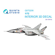 QD72208 Quinta Studio 1/72 3D Декаль интерьера кабины М-25РБ/М-25РБТ (ICM)