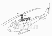 7079 CMK 1/72 Набор дополнений   UH-1B - exterior set for ITA
