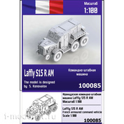 100085 Zebrano 1/100 Французский бронеавтомобиль Laffly S15 R AM