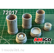 AMG72017 Amigo Models 1/72 С-7, С-9, С-11 Jet nozzle of the AL-7F engine