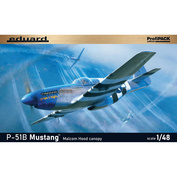 82176 Eduard 1/48 Американский истребитель P-51B Mustang фонарь Malcolm Hood (ProfiPACK)