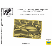 f72334 SG Modelling 1/72 Набор деталировки КВ-2 (ФТД, ZVEZDA)