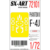72101 SX-Art 1/72 Окрасочная маска F-4J Phantom II (Academy)