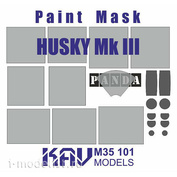 M35 101 KAV Models 1/35 Paint mask on the Husky Mk III VMMD (Panda)