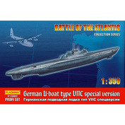 233022 Флагман 1/350 Германская подводная лодка типа VIIC special version PROFI SET