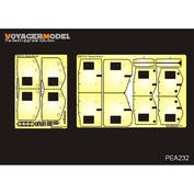 PEA232 Voyager Model 1/35 Современный USMC HUMVEE M1114 Space Amour (GP)