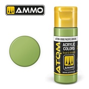 ATOM20082 Ammo Mig Акриловая краска ATOM COLOR Тихоокеанский зеленый / Pacific Green