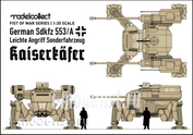 UA35004 Modelcollect 1/35 Fist of War German WWII Sdkfz 553/A medium fighting Mech