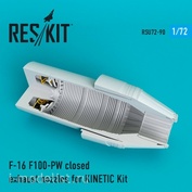 RSU72-0090 RESKIT 1/72 Закрытые сопла для F-16 F100-PW (KINETIC)