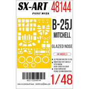 48144 SX-Art 1/48 Окрасочная маска B-25J Mitchell 