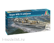 5624 Italeri 1/35 Катер Vosper MTB 74 с экипажем